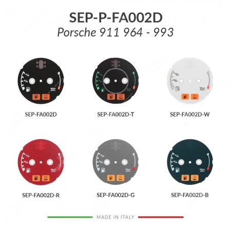 Porsche 911 964 - 993 fuel and oil gauge dial available colours
