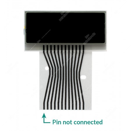 Right side LCD display (clock) for repairing Mercedes C-Class, E-Class, CLK and SLK instrument clusters