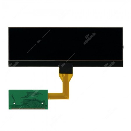 Rear side of Citroën, Fiat, Lancia, Peugeot and Toyota multifunction LCD screen (negative version)