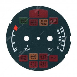 Dark teal (petrol blue) gauge face for Porsche 911 993 oil temperature and pressure gauge - European versions