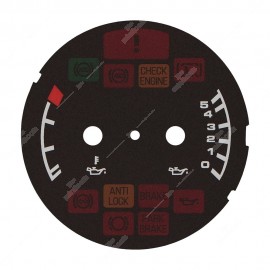 Gauge face for Porsche 911 993 oil temperature and pressure gauge - USA versions