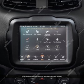 Matt anti-scratch screen protector for Jeep, Chrysler, Dodge and RAM UConnect 8,4" display
