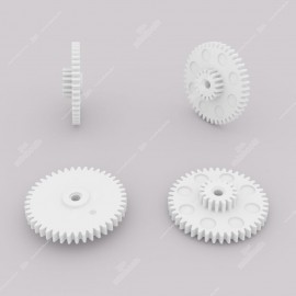 Gear (43 external - 16 internal teeth) for BMW instrument clusters