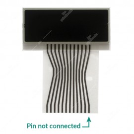 Left side LCD display (external temperature) for Mercedes E-Class, G-Class, CLK-Class instrument clusters