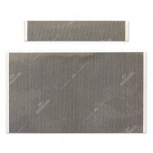 0 Kit flats: 86 pin (64x12,5mm) + 118 pin (86x50mm) 