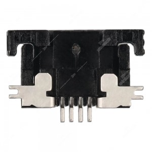 4 pins FPC / FFC ZIF connector 0.5mm pitch - closed