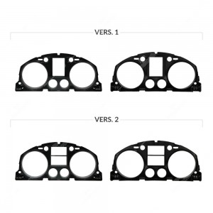 Front lens for Volkswagen Passat B6 instrument clusters versions comparison