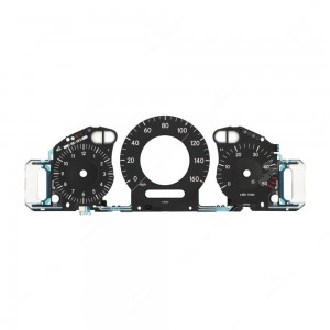 EL panel with gauge face (black - mph) for Mercedes CLK W209, CLS C219 and E-Class W211 dashboards