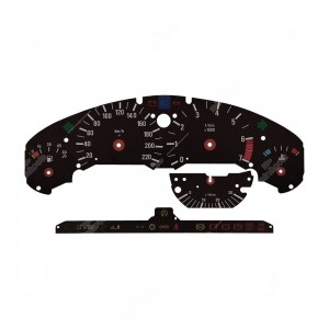 BMW 3 Series E36 speedometer dial disc - warning lights off