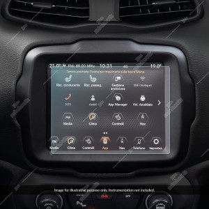 Protective glass for Jeep, RAM, Chrsyler and Dodge sat nav display