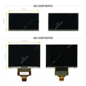 Confronto versioni display LCD per quadri strumenti Peugeot 3008 Mk1 e 5008 Mk1