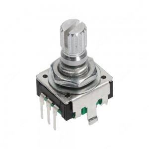 24 ppr, 24 detents incremental rotary encoder with push switch