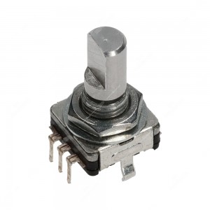 Encoder di ricambio con tasto a pressione per apparecchiature elettroniche - 15 ppr - 0 scatti