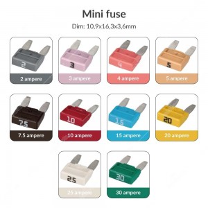 32V APM ATM Mini fuse for automotive - ampere available