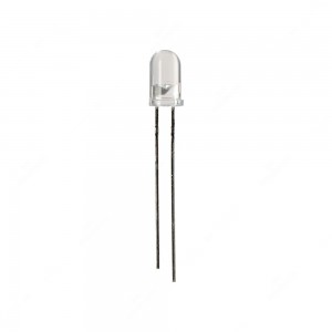 High brightness LED 5mm green light. 100 pcs per pack.