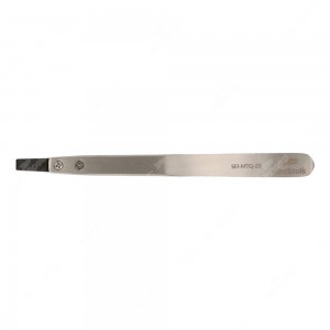 Pinzetta ESD con punte piatte in plastica (117x10x6mm)