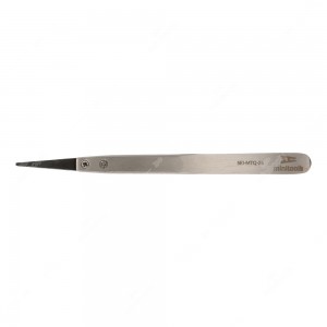 Pinzetta antistatica con punte sottili in plastica (130x10x9mm)