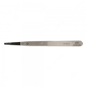 Pinzetta ESD con punte piatte in plastica (130x10x9mm)
