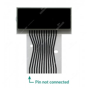 LCD display (right side) to repair Mercedes C-Class W202, E-Class W210, CLK W208, SLK R170 dashboards